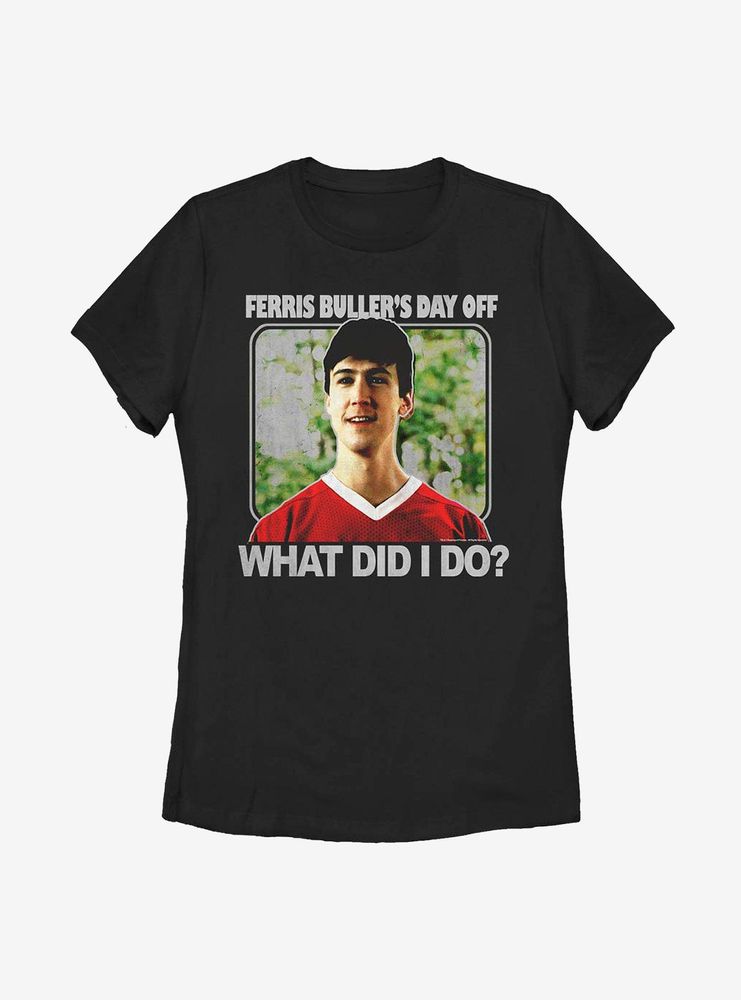 Ferris Bueller's Day Off Cube Womens T-Shirt