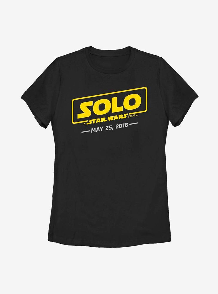 Solo: A Star Wars Story Logo Date Womens T-Shirt