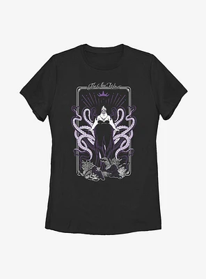 Disney The Little Mermaid Tough Witch Tarot Womens T-Shirt