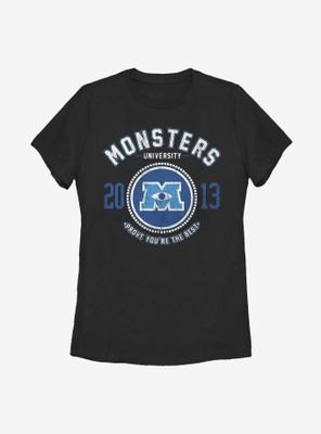 Disney Pixar Monsters University Badge Womens T-Shirt