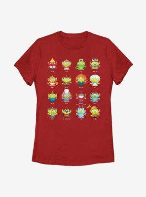 Disney Pixar Aliens Box Up Womens T-Shirt