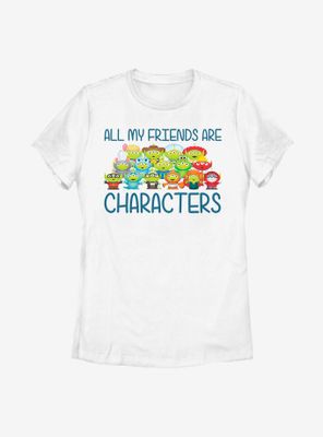 Disney Pixar Aliens Friends Are Characters Womens T-Shirt