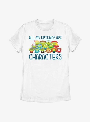 Disney Pixar Aliens Friends Are Characters Womens T-Shirt