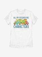 Disney Pixar Aliens Friends Are Characters Womens T-Shirt