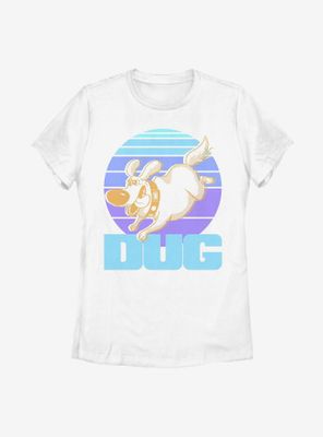 Disney Pixar Retro Dug Womens T-Shirt