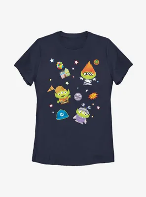 Disney Pixar Aliens Up Womens T-Shirt