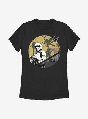 Star Wars: Rogue One Scarif Circle Womens T-Shirt