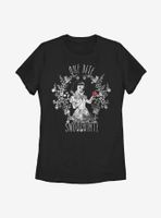 Disney Snow White Evil Queen Just One Bite Womens T-Shirt