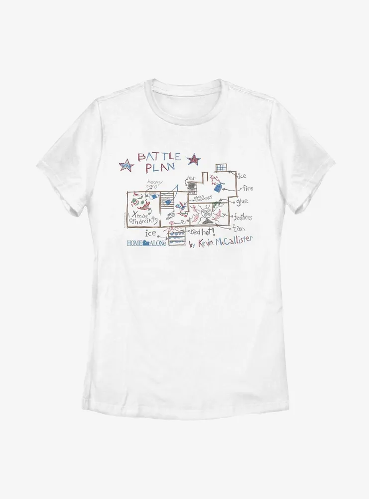 Home Alone Kevin'S Plan Womens T-Shirt