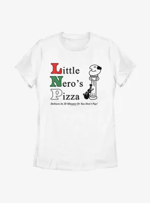 Home Alone Little Neros Pizza Womens T-Shirt