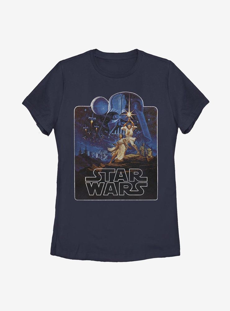 Star Wars 70s Throwback Womens T-Shirt