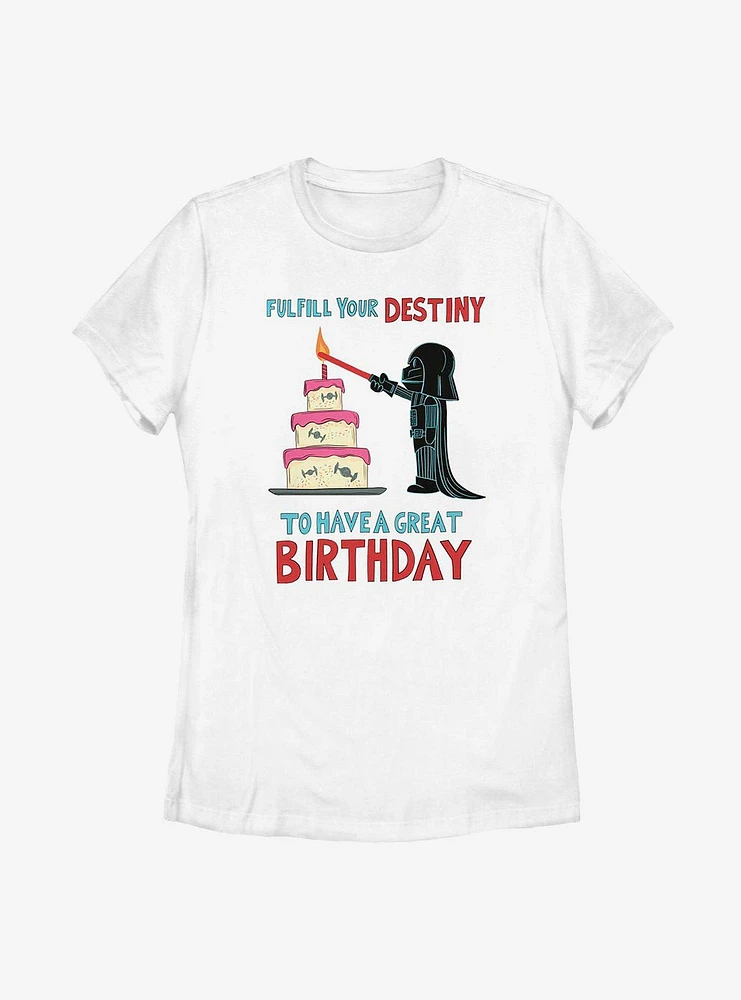 Star Wars Fulfill Your Birthday Womens T-Shirt