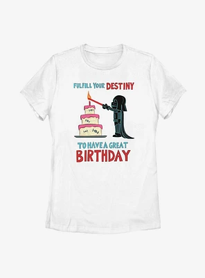Star Wars Fulfill Your Birthday Womens T-Shirt