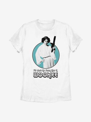 Star Wars Kissing Wookiees Womens T-Shirt