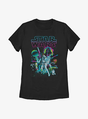 Star Wars Neon Hope Womens T-Shirt