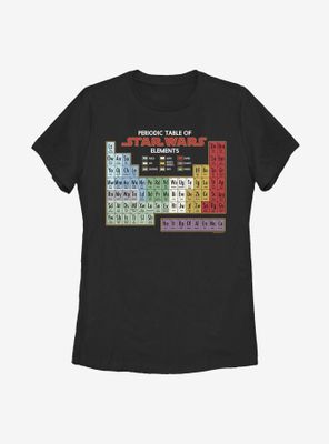 Star Wars Periodically Womens T-Shirt