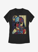 Star Wars Abstract Vader Womens T-Shirt