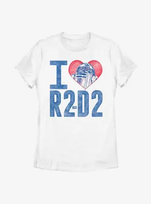Star Wars R2D2 Love Womens T-Shirt
