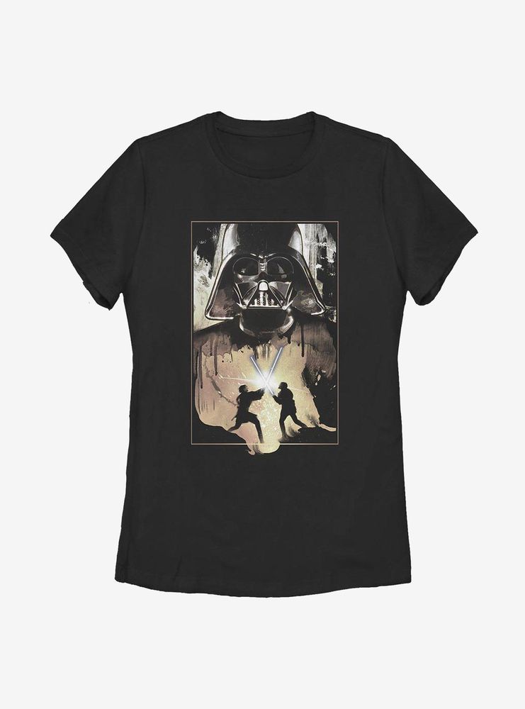 Star Wars Raw Battle Womens T-Shirt