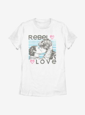 Star Wars Rebel Love Womens T-Shirt