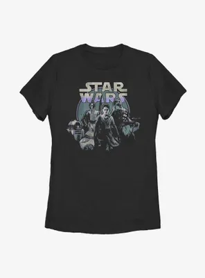 Star Wars Episode VII: The Force Awakens Girly Group Womens T-Shirt