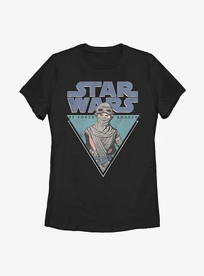 Star Wars Episode VII: The Force Awakens Rey Triangle Womens T-Shirt