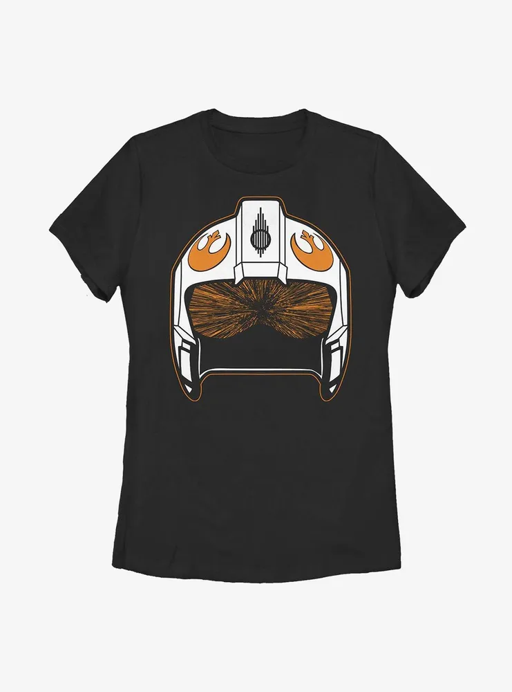 Star Wars Episode VII: The Force Awakens X-Wing Skull Womens T-Shirt