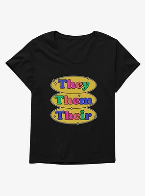 They Them Their T-Shirt Plus