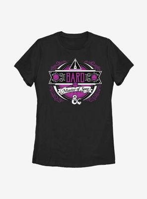 Dungeons & Dragons Bard Label Womens T-Shirt