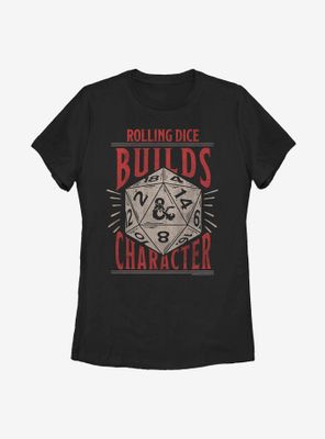 Dungeons & Dragons Building Character Womens T-Shirt