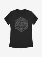 Dungeons & Dragons Celestial D20 Womens T-Shirt