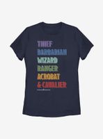 Dungeons & Dragons Class Stack Womens T-Shirt