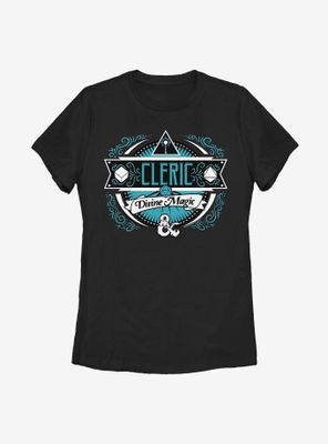 Dungeons & Dragons Cleric Label Womens T-Shirt