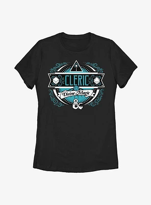 Dungeons & Dragons Cleric Label Womens T-Shirt