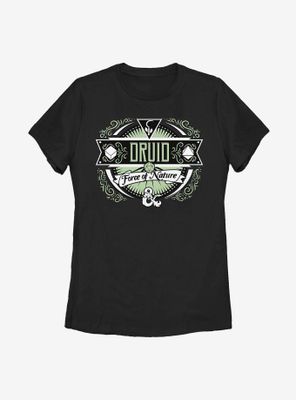 Dungeons & Dragons Druid Label Womens T-Shirt