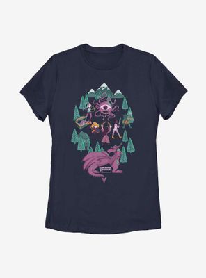 Dungeons & Dragons Fantasy Adventure Crew Womens T-Shirt