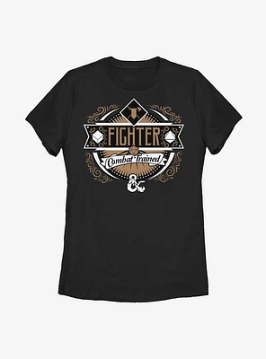 Dungeons & Dragons Fighter Label Womens T-Shirt