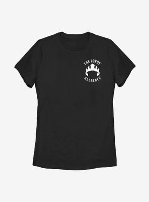 Dungeons & Dragons Lords' Alliance Solid Logo Womens T-Shirt