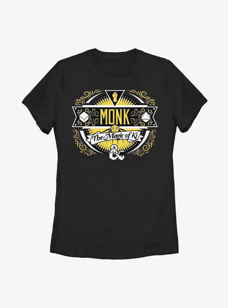 Dungeons & Dragons Monk Label Womens T-Shirt