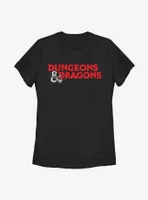 Dungeons & Dragons Rendered Logo Womens T-Shirt
