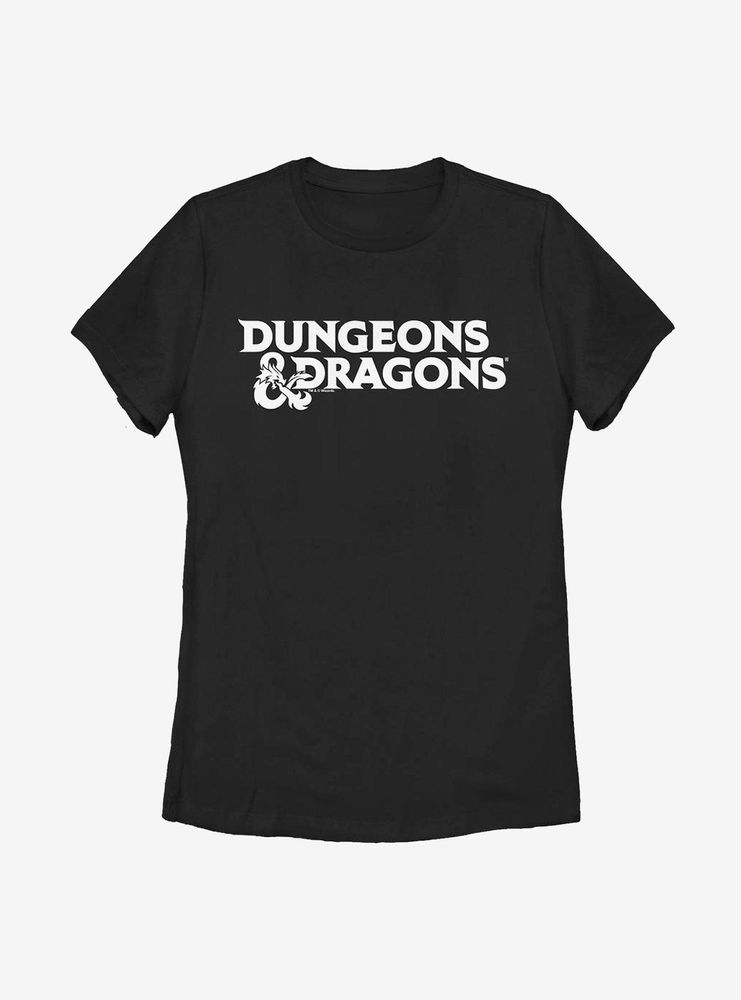 Dungeons & Dragons Stacked Logo Womens T-Shirt