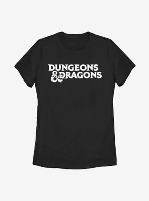Dungeons & Dragons Stacked Logo Womens T-Shirt