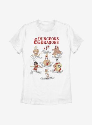 Dungeons & Dragons Textbook Players Womens T-Shirt