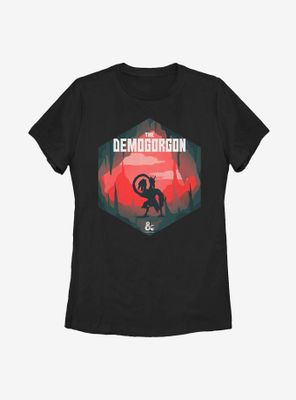 Dungeons & Dragons The Demogorgan Hexagon Womens T-Shirt