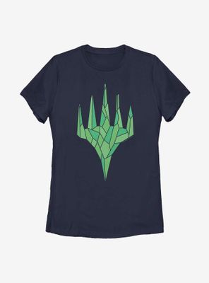 Magic: The Gathering Green Crystal Womens T-Shirt