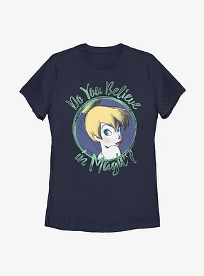 Disney Peter Pan Tinker Bell Believe Tink Womens T-Shirt