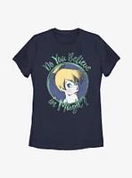 Disney Peter Pan Tinker Bell Believe Tink Womens T-Shirt
