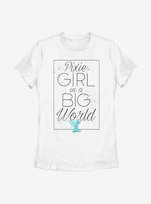 Disney Peter Pan Tinker Bell Big World Pixie Womens T-Shirt