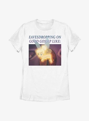 Disney Peter Pan Tinker Bell Gossip Meme Womens T-Shirt