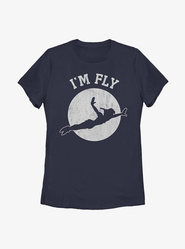 Disney Peter Pan Tinker Bell I'm Fly Womens T-Shirt